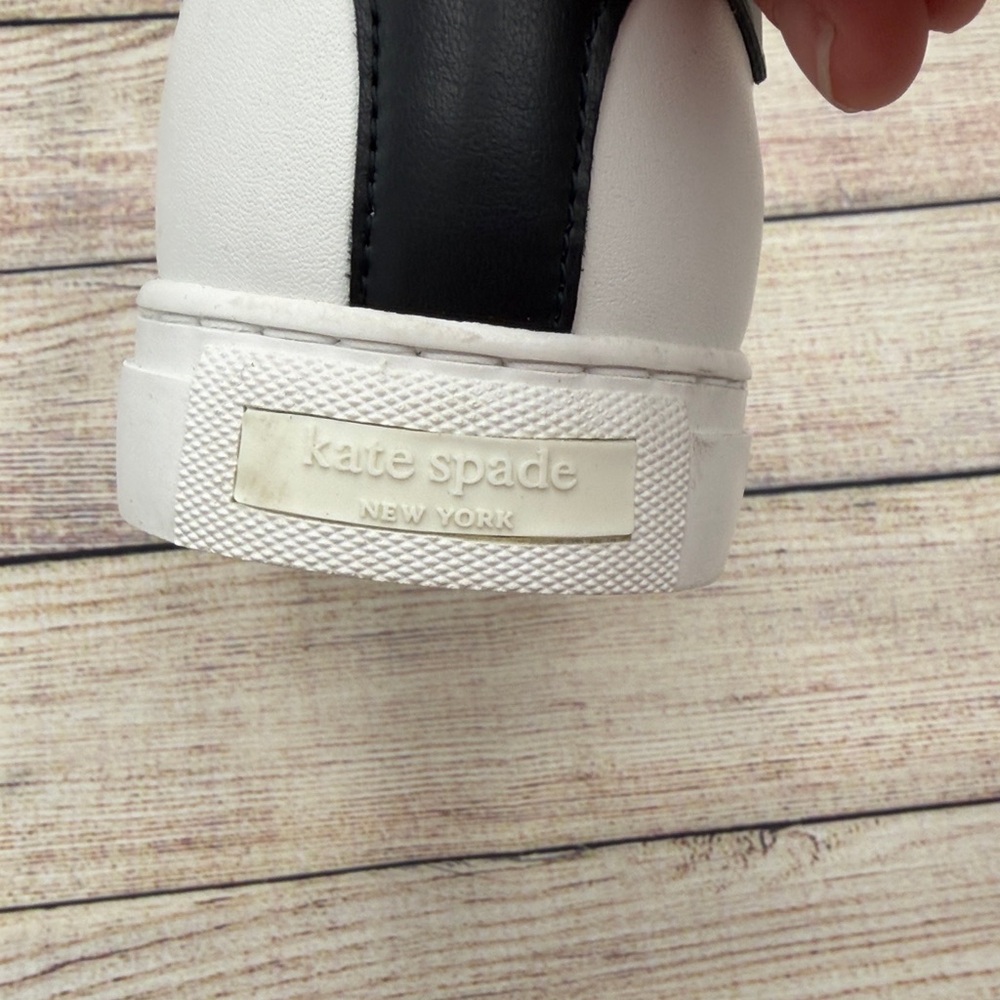 Kate Spade White Sneakers with Black Accents - Picture 5 of 5